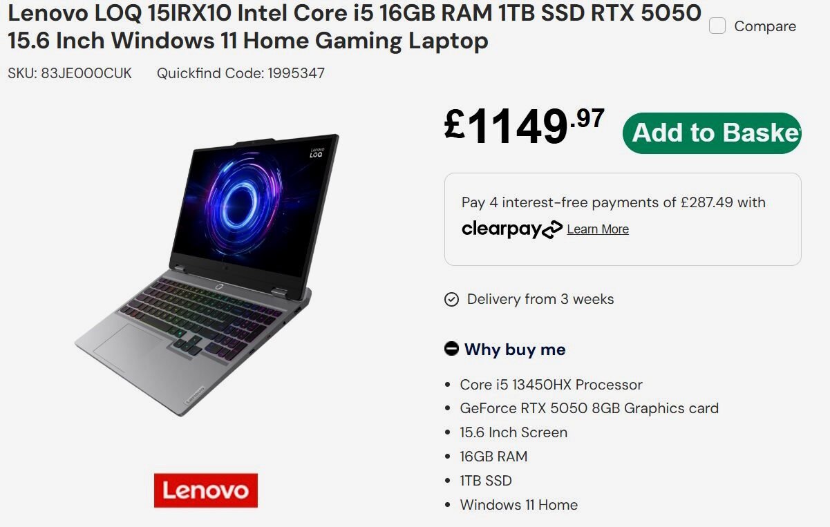 portatil-con-GeForce-RTX-5050-precio