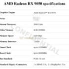 AMD trabaja en una Radeon RX 9050 para cubrir la gama de entrada