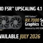 FSR 4.1 ya está disponible para las Radeon RX 7000