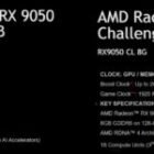 Radeon RX 9050: especificaciones completas
