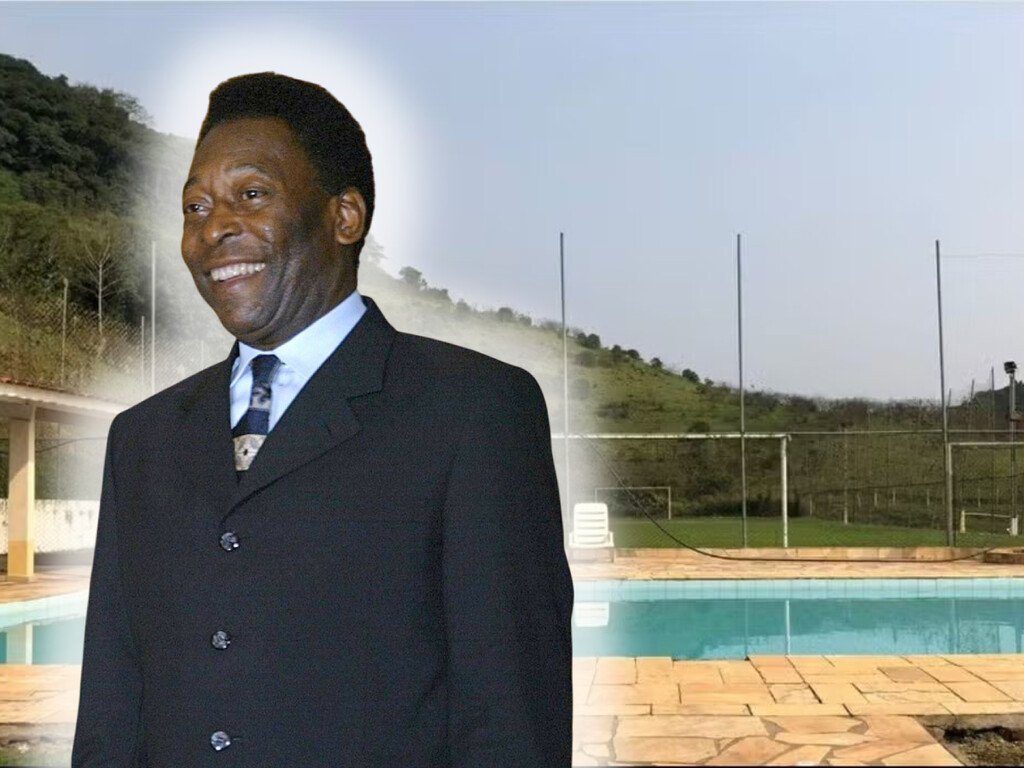 En 1960, Pelé compró una estancia en Brasil de 661 hectáreas. Durante casi 40 años fue un gran refugio privado y centro de producción agropecuaria 
