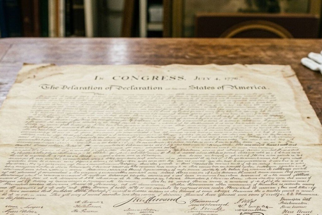 En 2006 pagó 18 pesos por un viejo documento en una tienda. Resultó ser una copia de la Declaración de Independencia de EE.UU. valuada en millones 